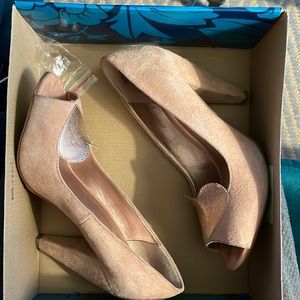 Seychelles Nude Suede heels